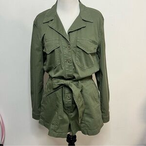 Veronica Beard army green romper